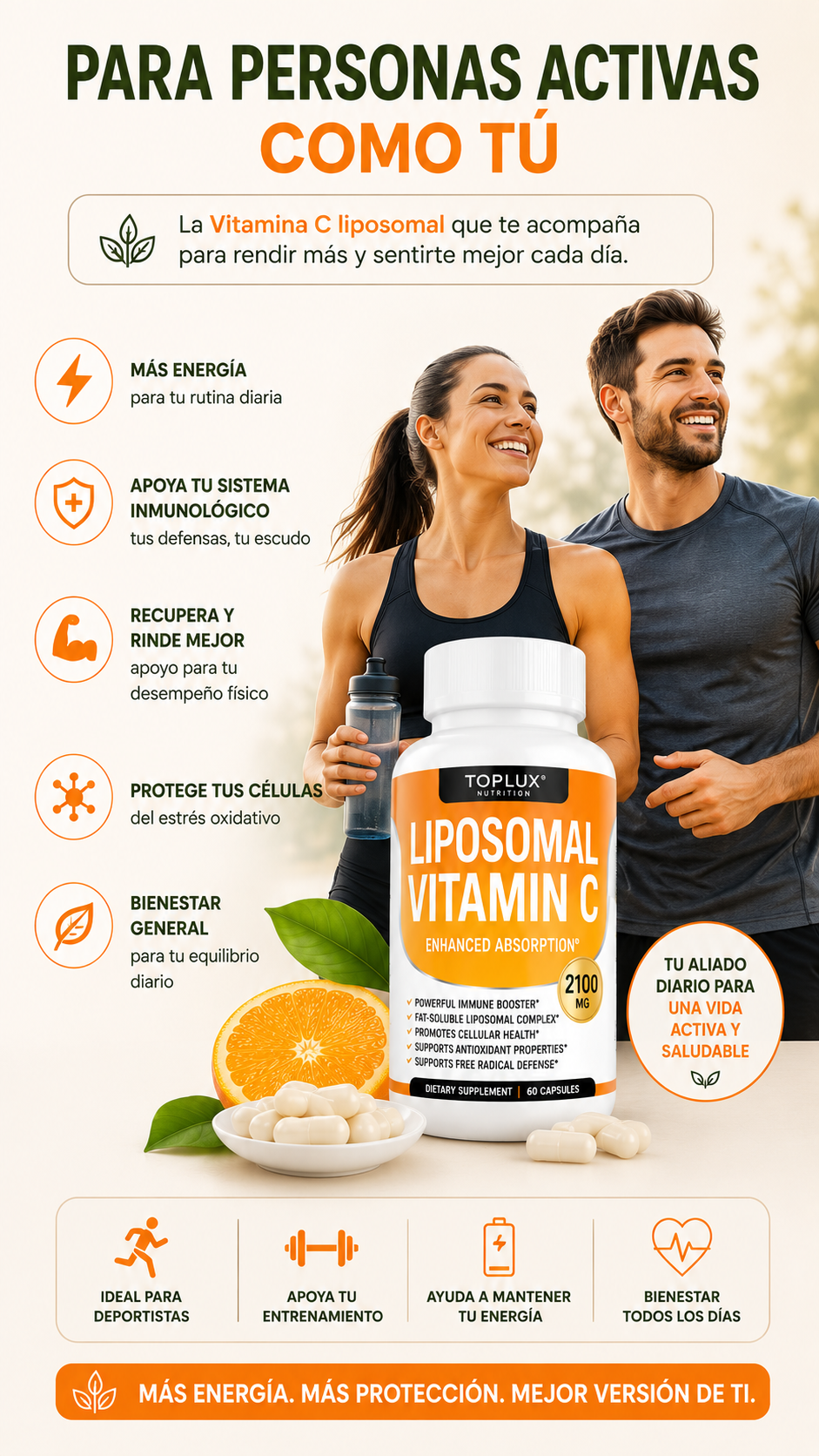Potencia tus Defensas con Vitamina C Liposomal
