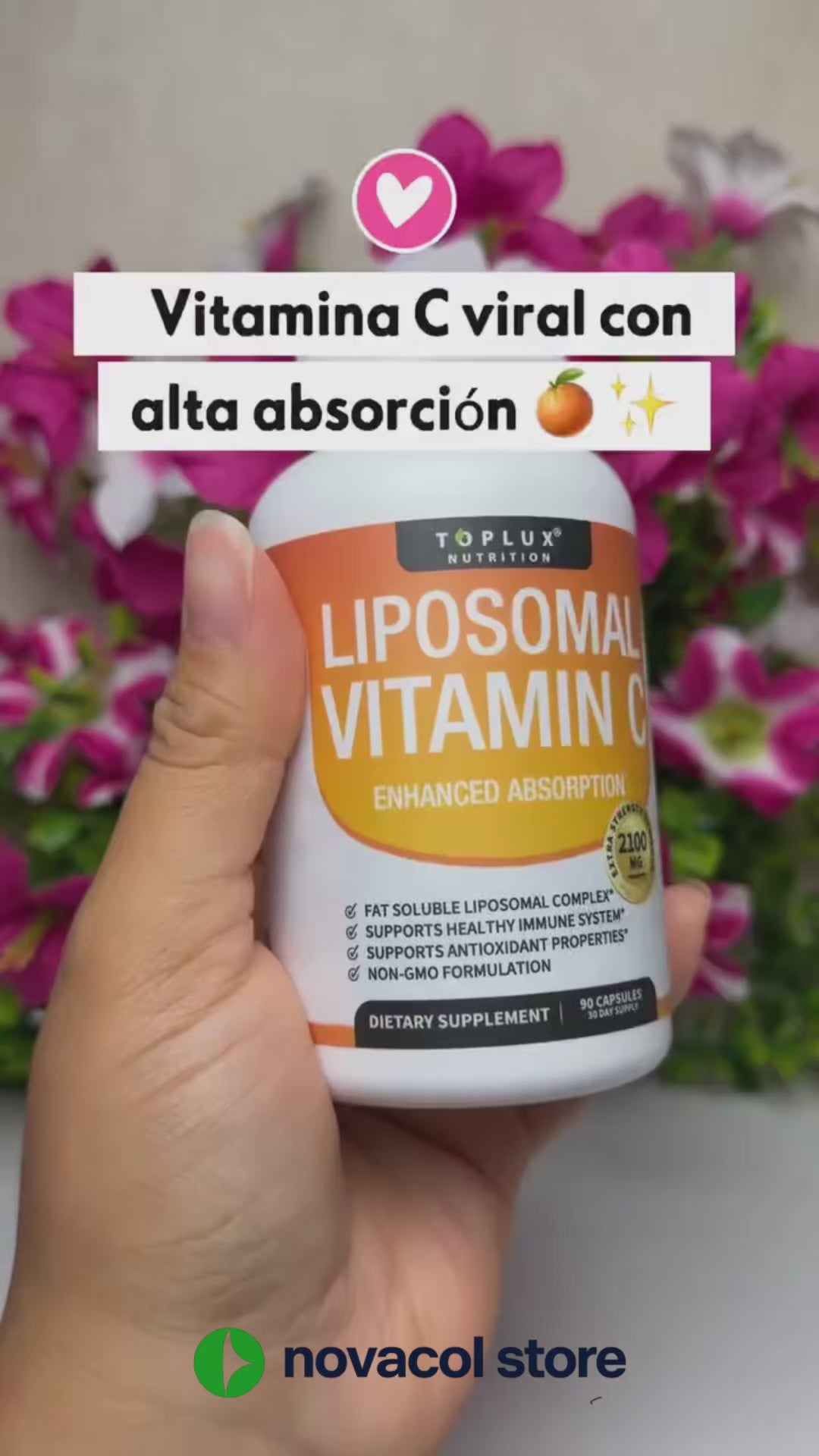 Potencia tus Defensas con Vitamina C Liposomal